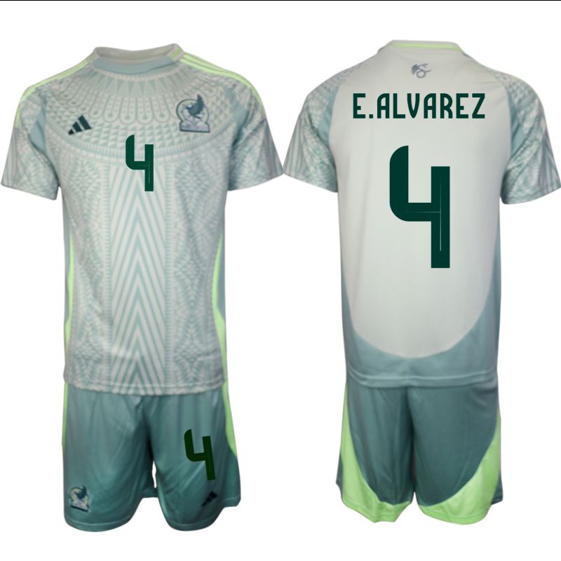 Men 2024-2025 Season Mexico away green #4 Soccer Jersey->->Soccer Country Jersey